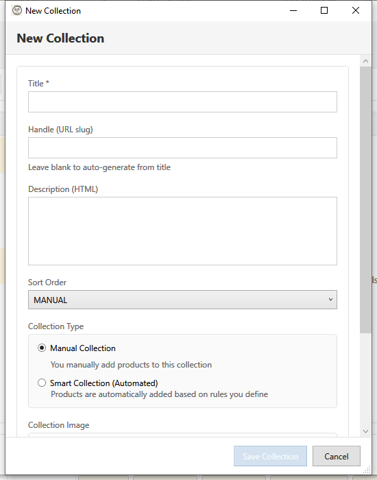 Collection Editor